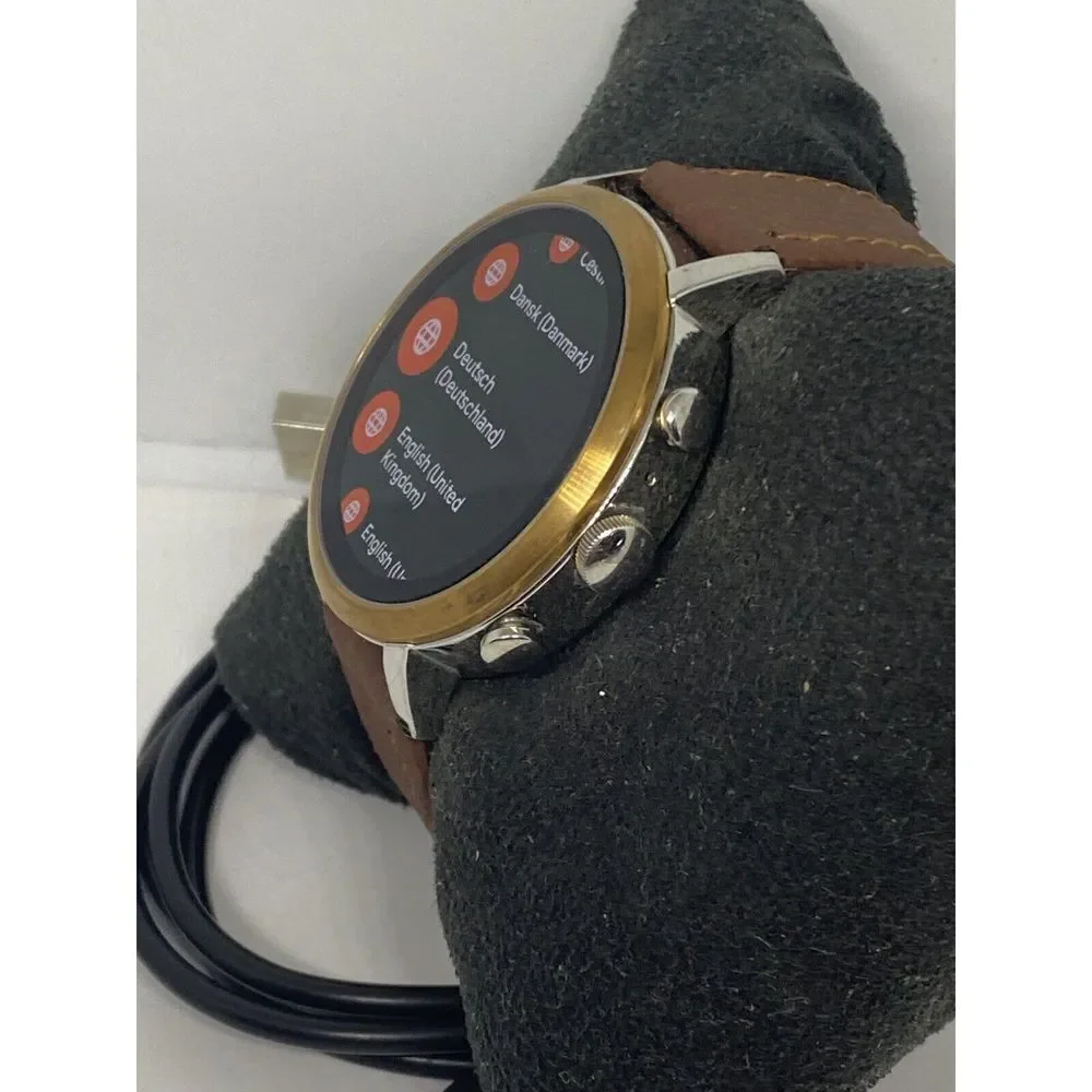 Fossil Gen 4 Authentic Digital Dial Smart Watch Custom Band FTW6016 AB510